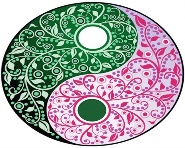 Pink And Green Yin Yang Paint By Numbers.jpg