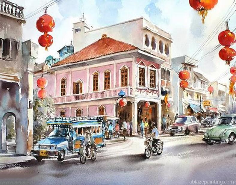 Morning At Bangkok Cities Paint By Numbers.jpg