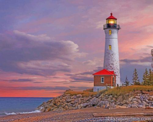Aesthetic Crisp Point Lighthouse Paint By Numbers.jpg