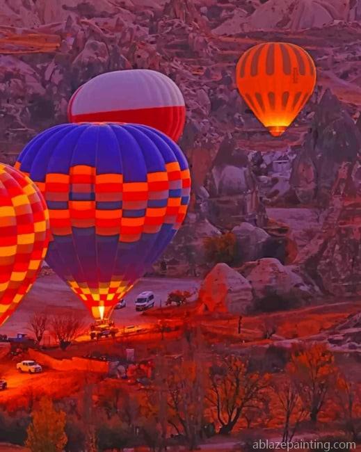 Hot Air Balloon Cappadocia Turkey Paint By Numbers.jpg