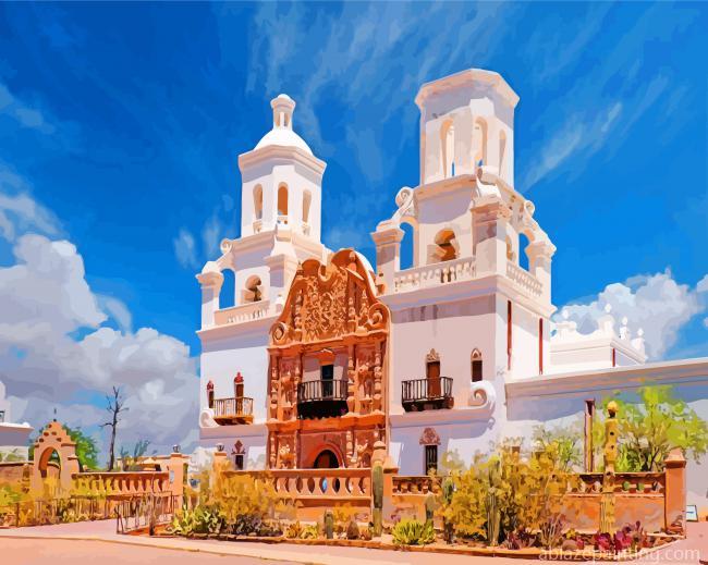 Mission San Xavier Paint By Numbers.jpg