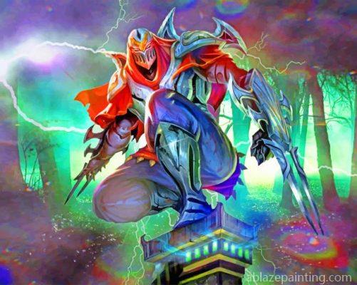 League Of Legends Zed Paint By Numbers.jpg