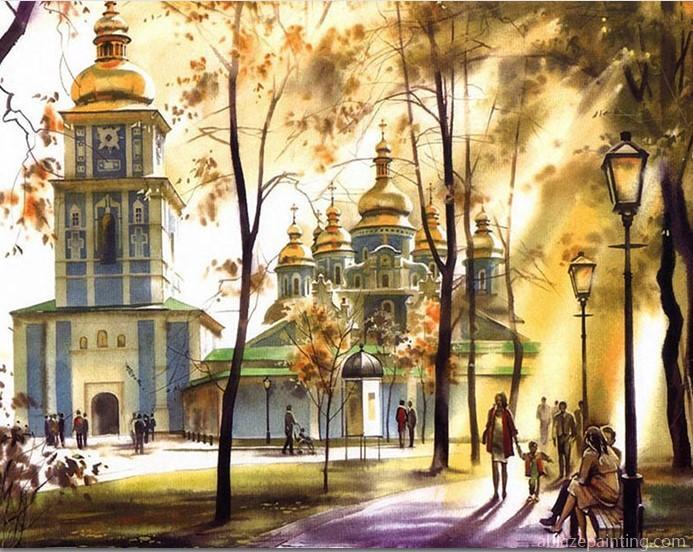 Kiev Palace Cities Paint By Numbers.jpg