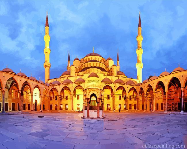 Blue Mosque Turkey Paint By Numbers.jpg