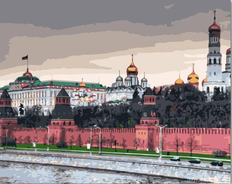 Kremlin Moscow Cities Paint By Numbers.jpg