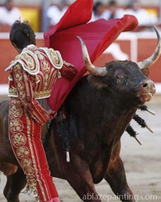 Latino Bullfighter Paint By Numbers.jpg