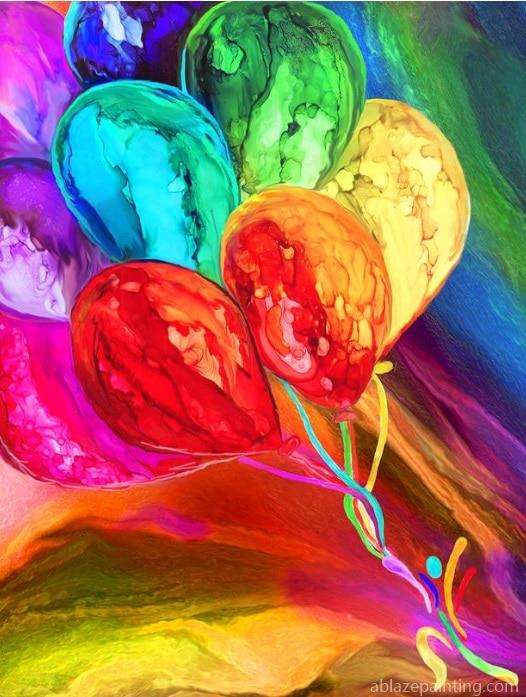 Rainbow Balloons Still Life Paint By Numbers.jpg