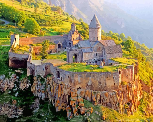 Tatev Monastery Armenia Paint By Numbers.jpg