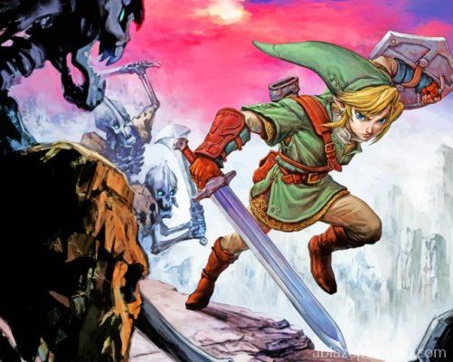 The Legend Of Zelda Warrior Paint By Numbers.jpg