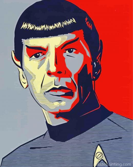 Spock Vulcano Star Trek Paint By Numbers.jpg