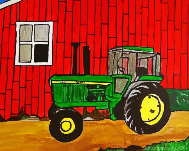 John Deere Tractor Art Paint By Numbers.jpg