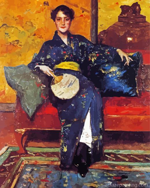 William Chase The Blue Kimono Paint By Numbers.jpg