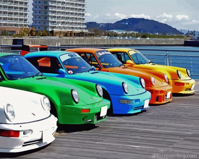 Colorful Porsche Cars Paint By Numbers.jpg