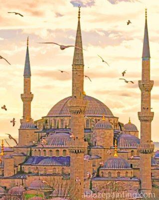 The Blue Mosque Turkey Paint By Numbers.jpg