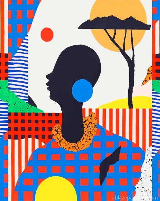 Artistic Colorful African Woman Paint By Numbers.jpg