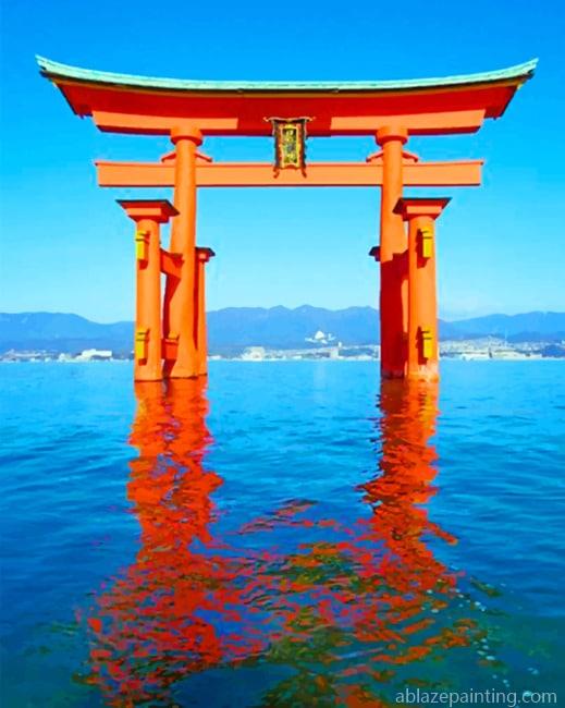 Itsukushima Shrine Travel Paint By Numbers.jpg