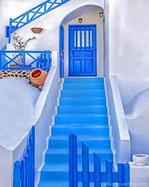 Aesthetic House In Santorini New Paint By Numbers.jpg