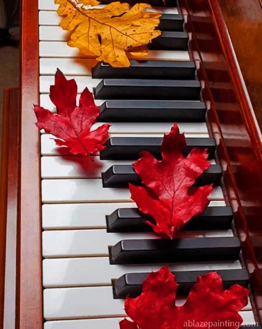 Piano And Leaves New Paint By Numbers.jpg
