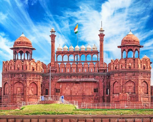 Red Fort India Paint By Numbers.jpg
