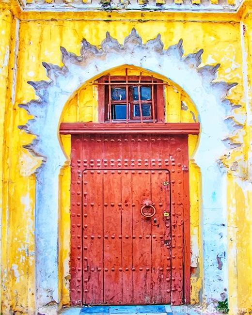 Traditional Moroccan Home Door New Paint By Numbers.jpg
