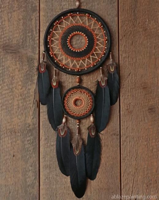 Black Dream Catcher New Paint By Numbers.jpg