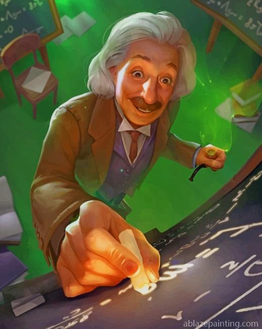 The Brilliant Albert Einstein New Paint By Numbers.jpg