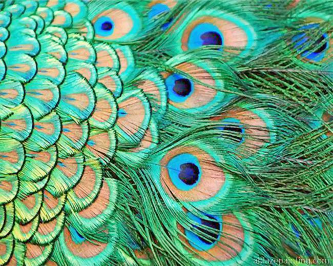 Green Peacock Feather Paint By Numbers.jpg