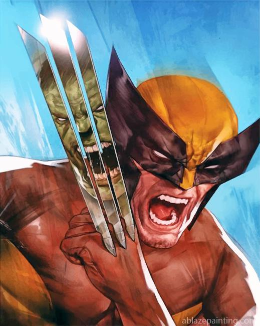 Wolverine Illustration Paint By Numbers.jpg