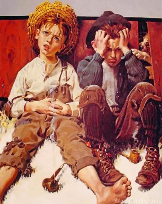 Tom Sawyer And Huckleberry Paint By Numbers.jpg