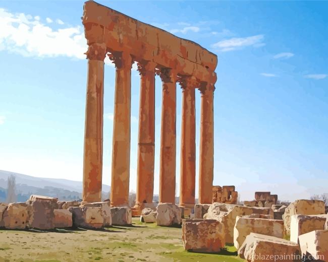 Temple Of Jupiter Lebanon Paint By Numbers.jpg