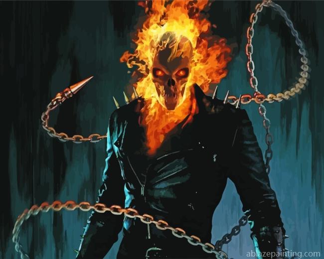 Dangerous Ghost Rider Paint By Numbers.jpg