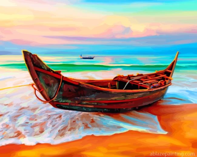 Boat By Beach Paint By Numbers.jpg