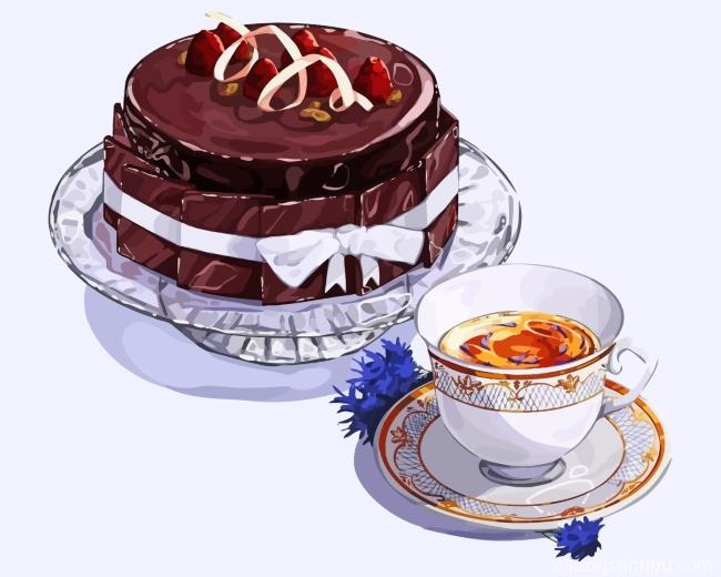 Chocolate Cake And Coffee Paint By Numbers.jpg