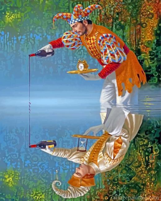 Water Reflection Man Paint By Numbers.jpg