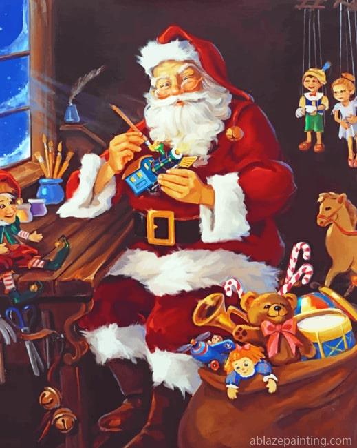 Santa Claus Father Christmas Paint By Numbers.jpg