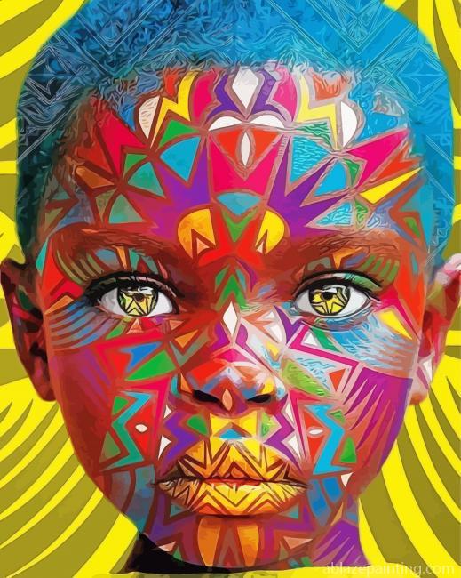 Colorful Black Boy Paint By Numbers.jpg