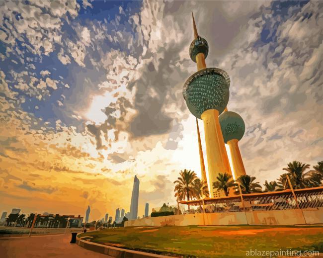Kuwait Towers Paint By Numbers.jpg