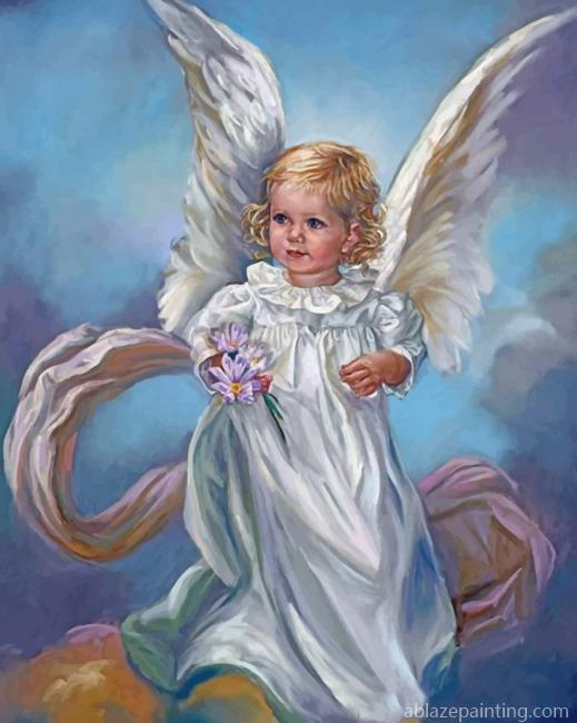 Little Angel Girl Paint By Numbers.jpg