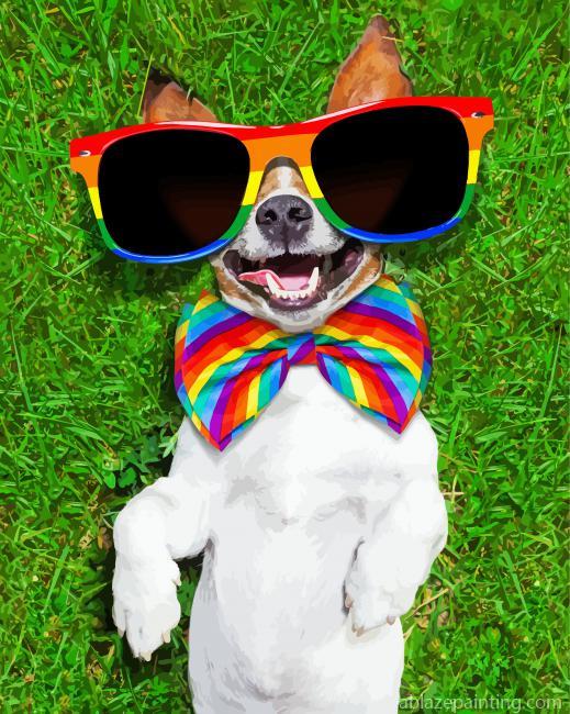 Happy Rainbow Dog Paint By Numbers.jpg