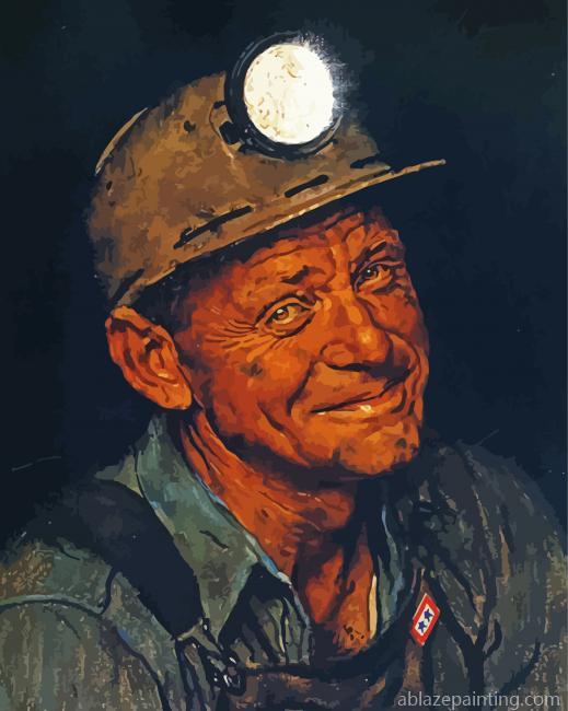 Coal Miner Norman Rockwell Paint By Numbers.jpg
