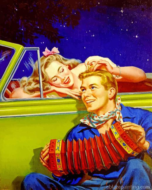 Vintage Lovers Under The Night Stars Paint By Numbers.jpg