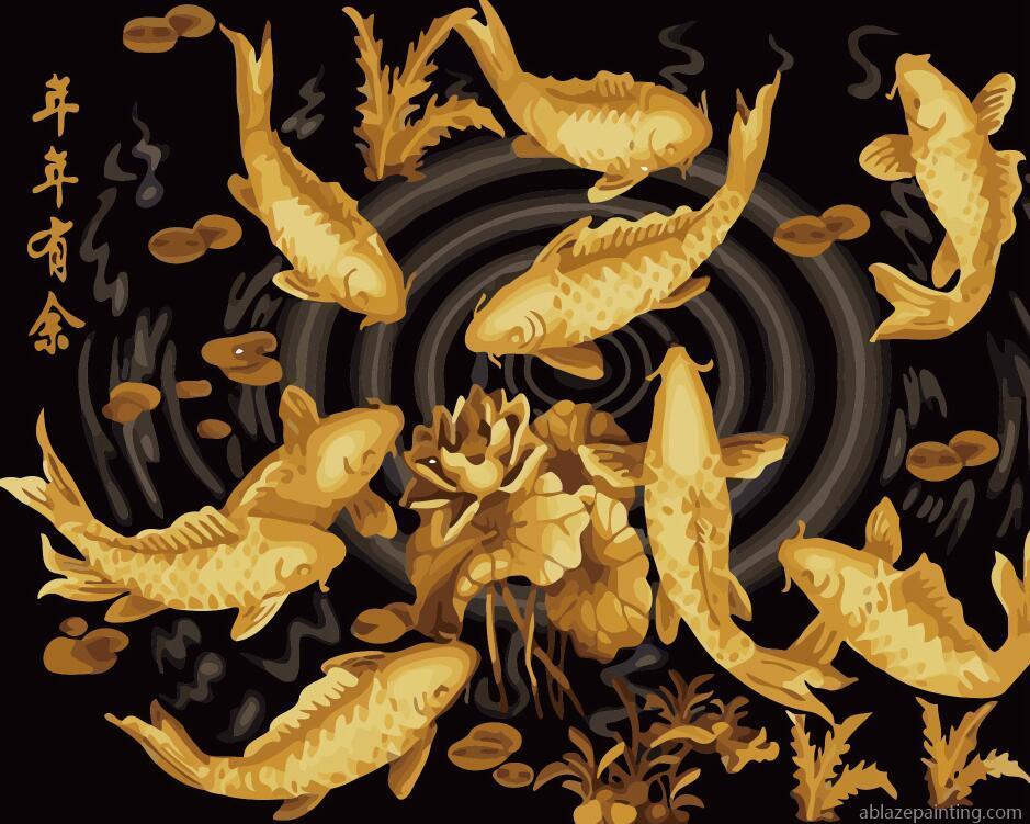 Golden Koi Fish Paint By Numbers.jpg