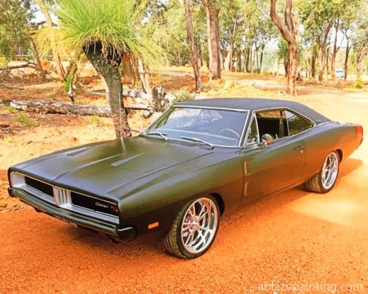 1969 Dodge Charger Matte Black New Paint By Numbers.jpg