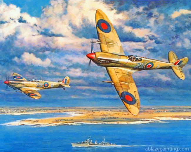 Spitfire Airplanes Paint By Numbers.jpg