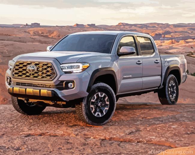 Grey Tacoma Toyota Paint By Numbers.jpg