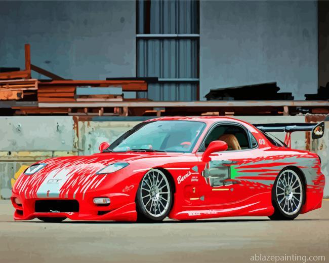 Red Rx7 Car Paint By Numbers.jpg