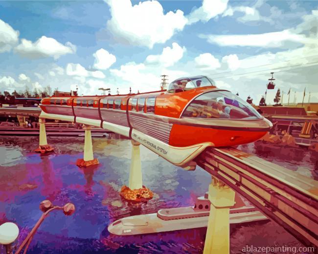 Disneyland Monorail Paint By Numbers.jpg