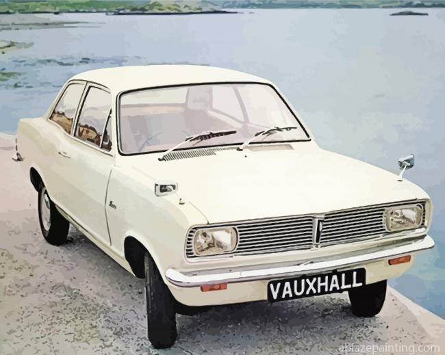 White Vauxhall Viva 1969 Paint By Numbers.jpg