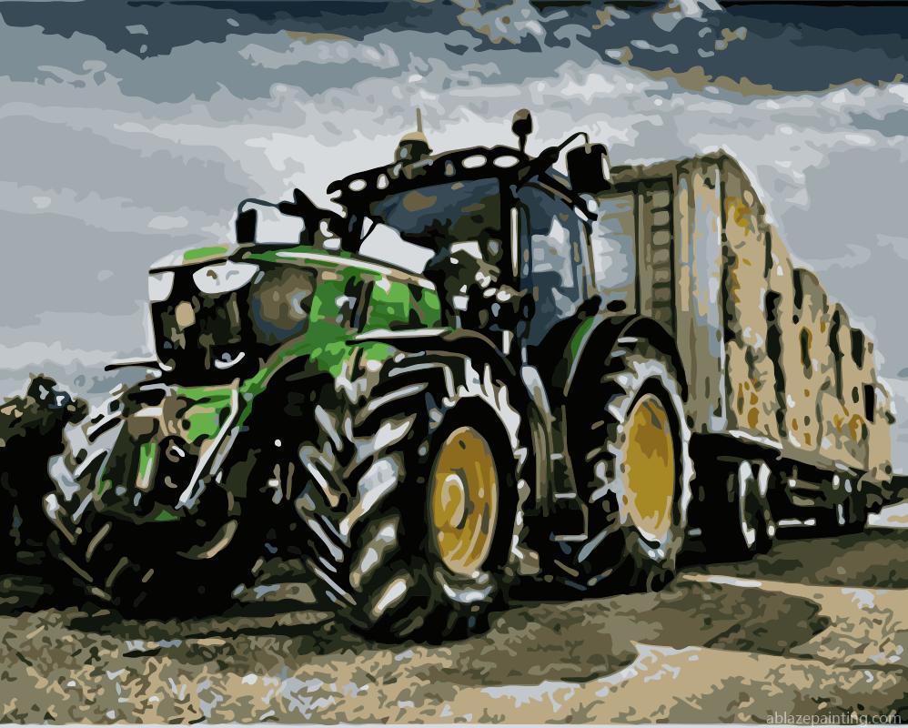 Harvest Tractor Cars & Bikes Paint By Numbers.jpg