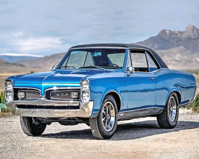 Aesthetic Blue Gto Car Paint By Numbers.jpg